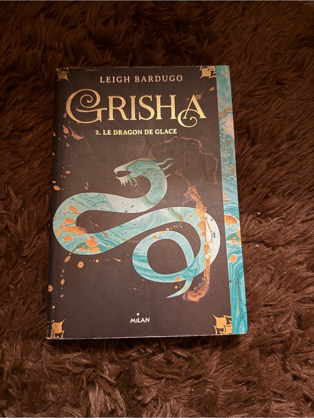 Grisha Book by - Black with Teal Dragon Cover
